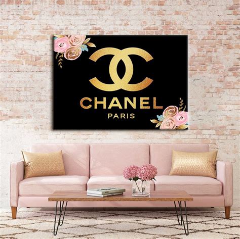 pink chanel wall decor|free printable Chanel printables.